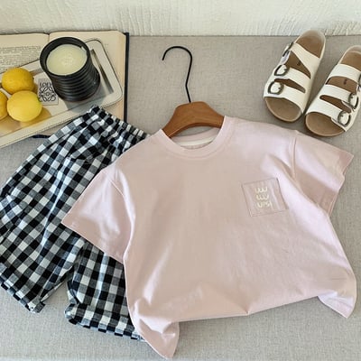 簡約小標短袖T恤2