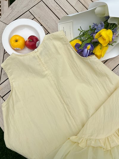 仙氣拼接網紗背心裙5