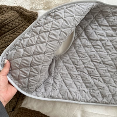 灰色條紋羊羔毛背心9