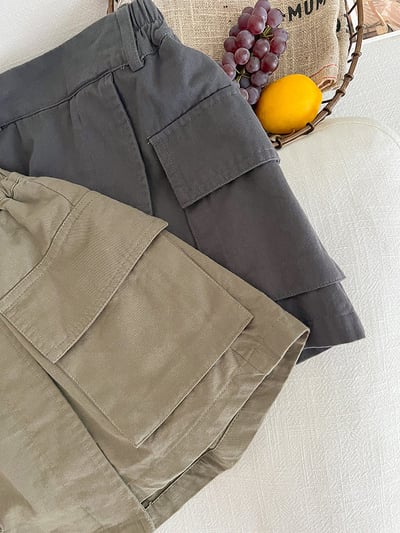 個性口袋工裝褲裙(3色)6