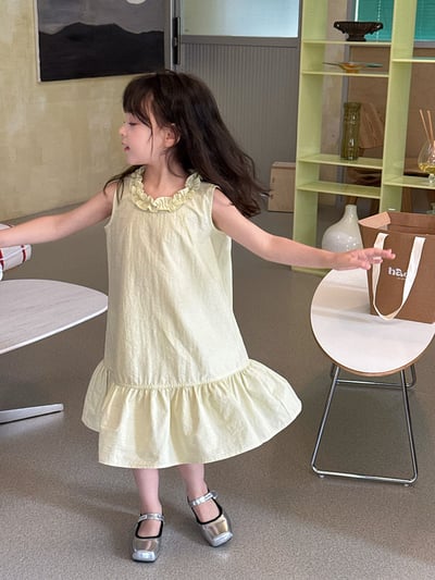 花邊領魚尾洋裝5