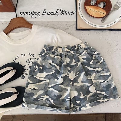 男童迷彩短褲1