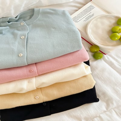 刺繡樱桃針織外套10