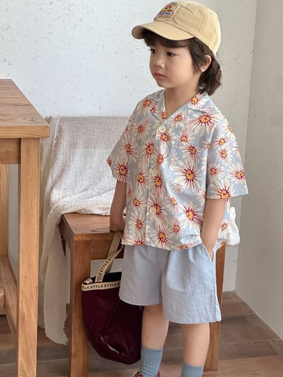 大碎花洋裝/套裝5