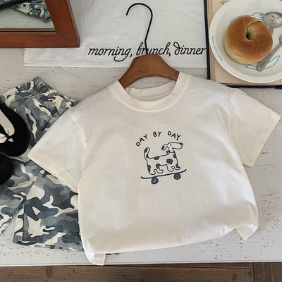 小狗背後立體耳朵T恤3