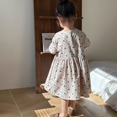 圓點手足系列套裝洋裝4