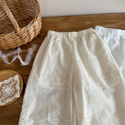 甜美繡花九分褲5