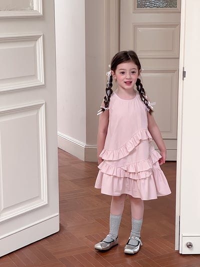 氣質不規則花邊洋裝2