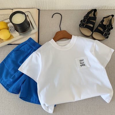 簡約小標短袖T恤3