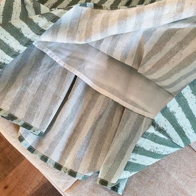 可愛西瓜套裝//條紋吊帶連身裙9