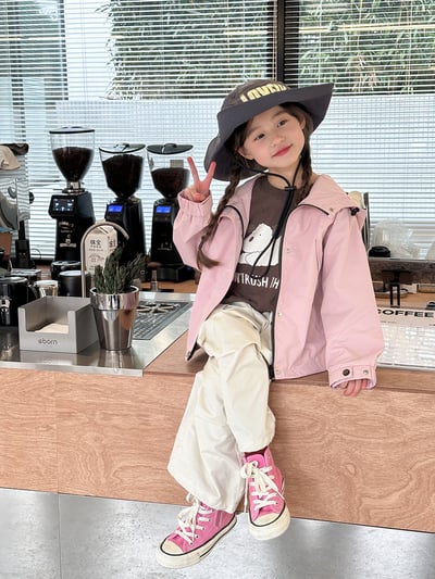 防風連帽外套(3色)9