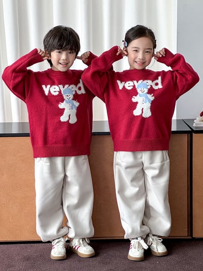 聖誕雪人紅色毛衣聖誕(大人)6