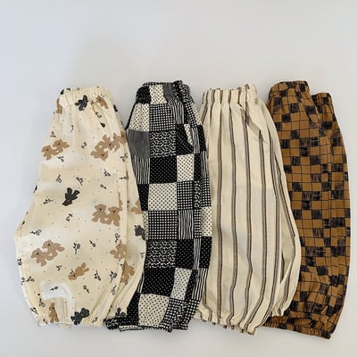 男童夏季薄款防蚊長褲1