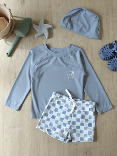 男童兩件式泳裝含泳帽7