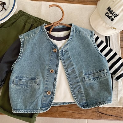 復古牛仔背心5