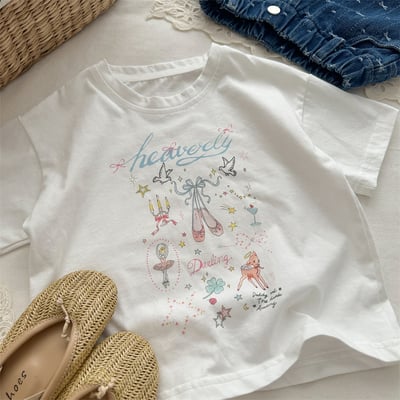 芭蕾公主短袖T恤1