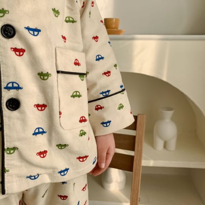 純棉可愛長袖家居服9