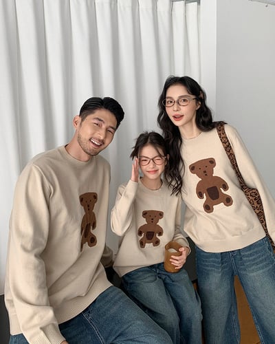 卡通小熊針織上衣5