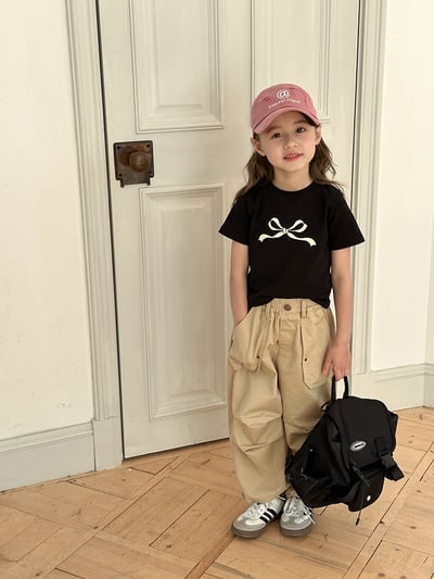 甜美蝴蝶結短袖T恤6