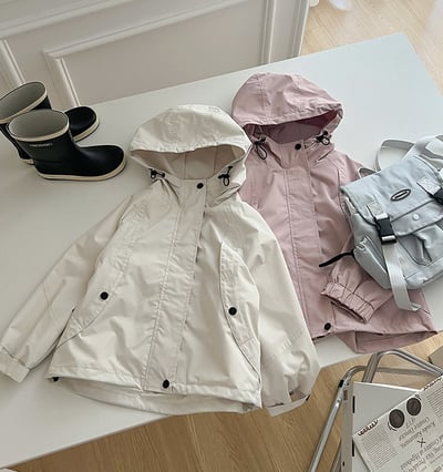 防風連帽外套(3色)2