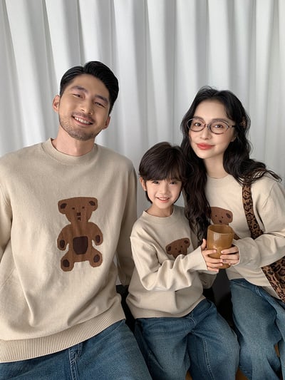 卡通小熊針織上衣7