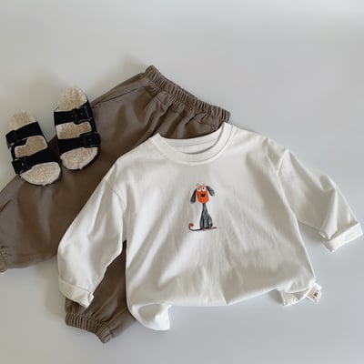 簡約白色圖案T恤5