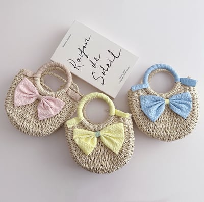 兒童草編手提包2