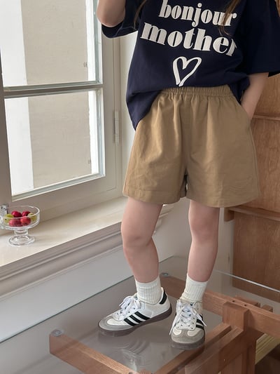 百搭素色口袋短褲3