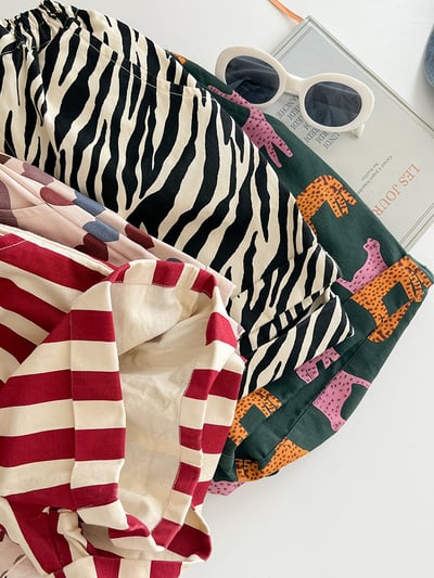 時髦滿版休閒短褲3