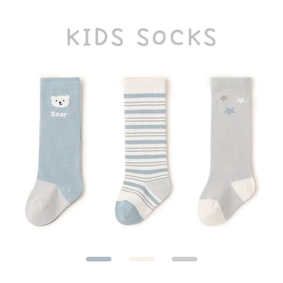 可愛圖案膝上襪2