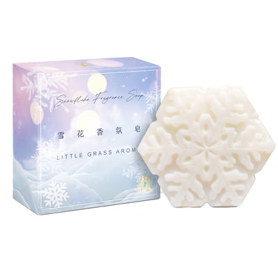 120g 雪花造型香氛皂3