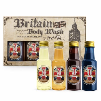 50ml*4入 不列顛英式沐浴乳4入組1