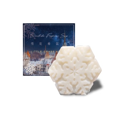 120g 雪花造型香氛皂6