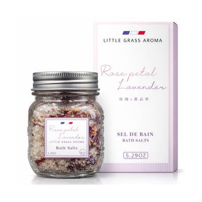 150g 薰衣草&玫瑰花瓣纖體沐浴鹽1
