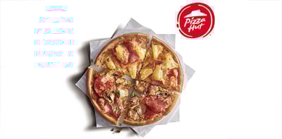 必勝客六吋個人比薩夏威夷+總匯【雙拼】好禮即享券1