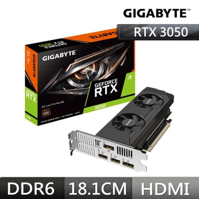 GeForce RTX3050 OC Low Profile 6G 顯示卡1
