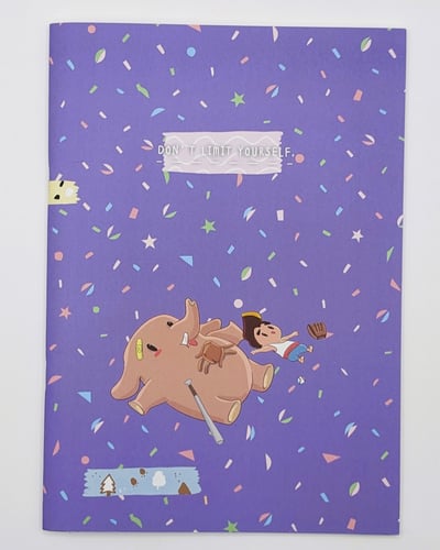 小八將A5筆記本_大象心很大款 (格文內頁)1