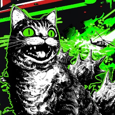 CATZILLA貓吉拉 強勢來襲T恤2