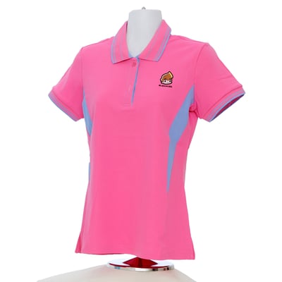 小八將-POLO衫-女-粉紅色1