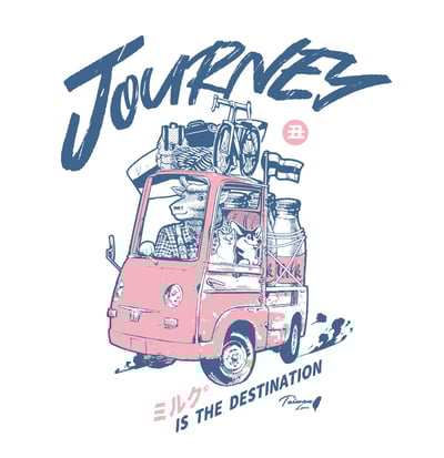 牛奶車車T恤 (牛年)3