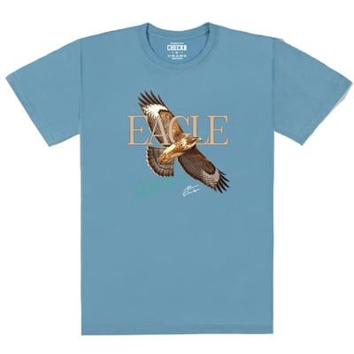 灰面鵟鷹T恤｜台灣猛禽生態潮T｜滿州限定設計款3