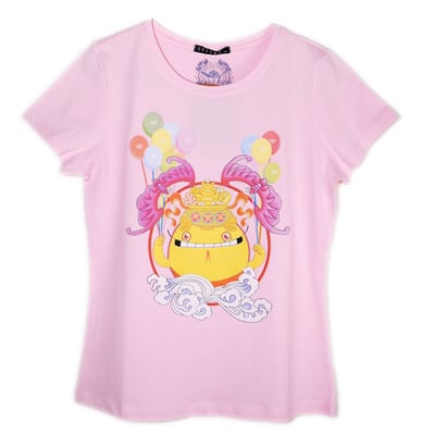 錢多多財神爺T恤_黑色_女版M號2