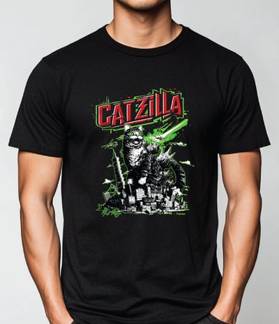 CATZILLA貓吉拉 強勢來襲T恤3