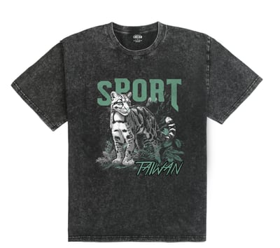 SPORT雲豹 復古洗舊oversizeT恤1