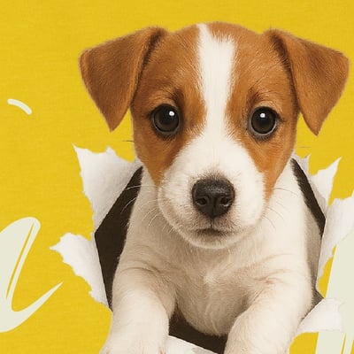 【洞洞犬】Bow~傑克羅素㹴Ｔ恤2