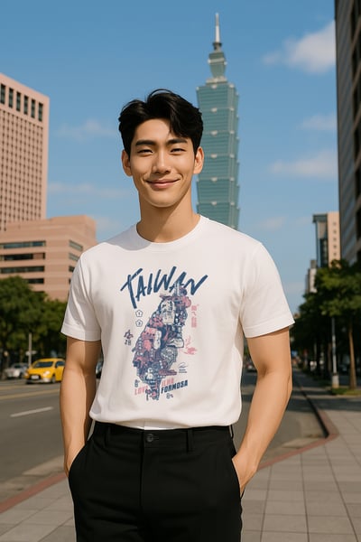 新台灣T恤-白色3