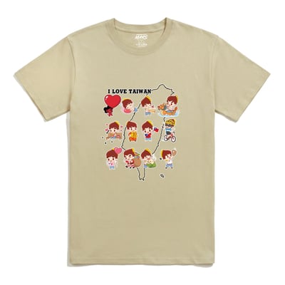 小八將愛台灣T恤(LOVE TW t-shirt)2