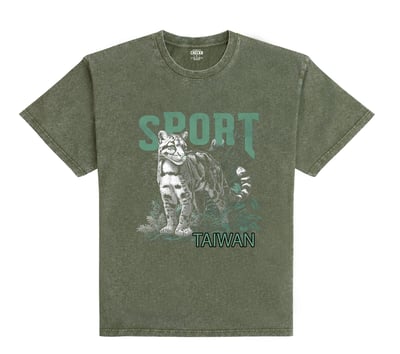 SPORT雲豹 復古洗舊oversizeT恤4