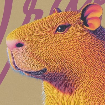 capybara水豚君T恤1