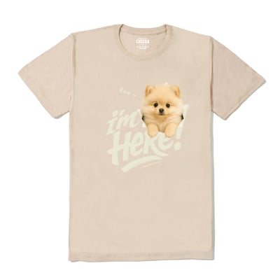 【洞洞犬】Bow~博美犬Ｔ恤4